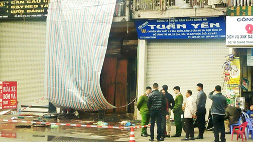 Căn nhà số 182, đường Quang Trung, phường Phạm Hồng Thái, quận Hồng Bàng, TP. Hải Phòng, nơi xảy ra sự việc