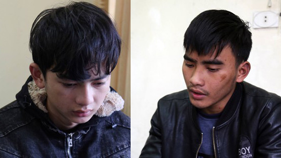 Nguyễn Đình Hiệp được xác định là kẻ trực tiếp dán quả mìn vào mắt camera cây ATM và kích nổ còn Nguyễn Đình Thành mua thuốc nổ, chế tạo mìn. Ảnh: Dân Trí