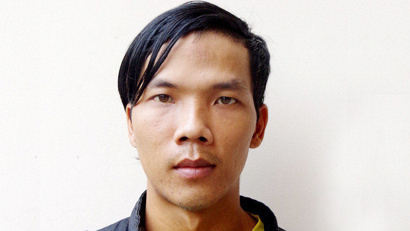 Đối tượng Lê Minh Trung tai cơ quan điều tra