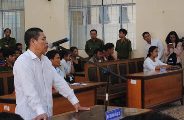 Bị cáo Bê tại tòa