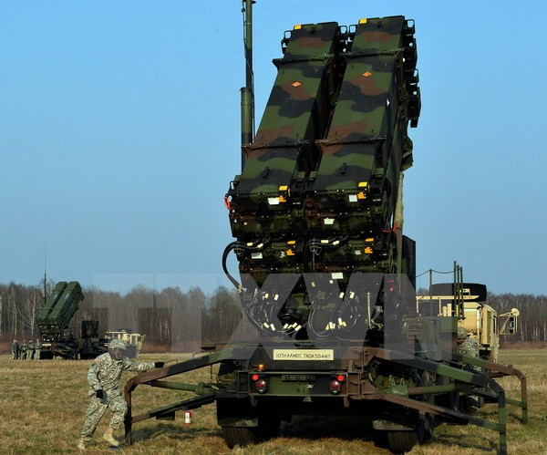 Hệ thống tên lửa phòng không Patriot. Nguồn: AFP/TTXVN.
