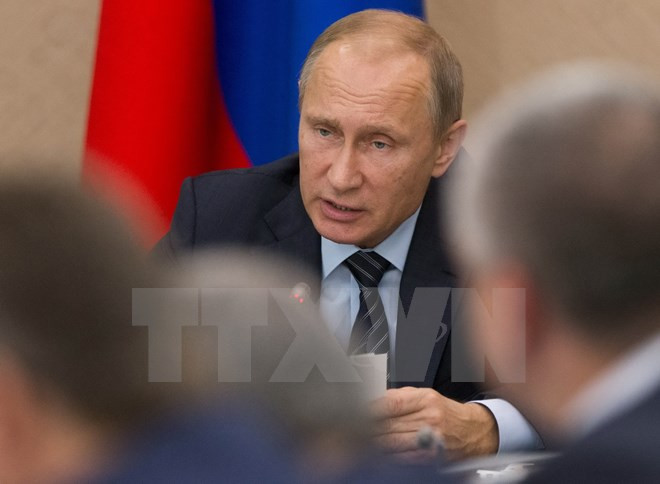 Tổng thống Nga Vladimir Putin. (Nguồn: AFP/TTXVN)