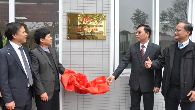 Khánh thành và gắn biển dự án Nâng cấp Bệnh viện Đức Giang