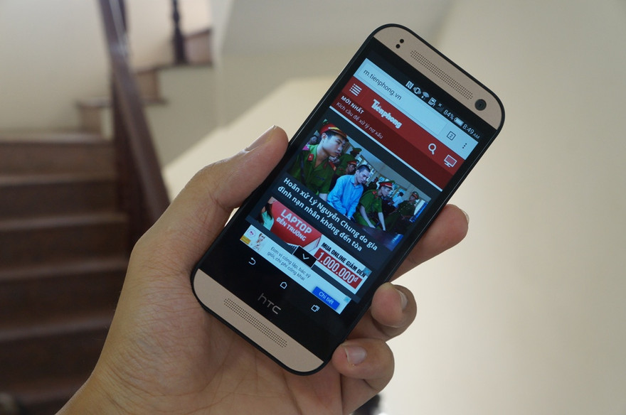 Trên tay HTC One Mini 2: Gọn và đẹp