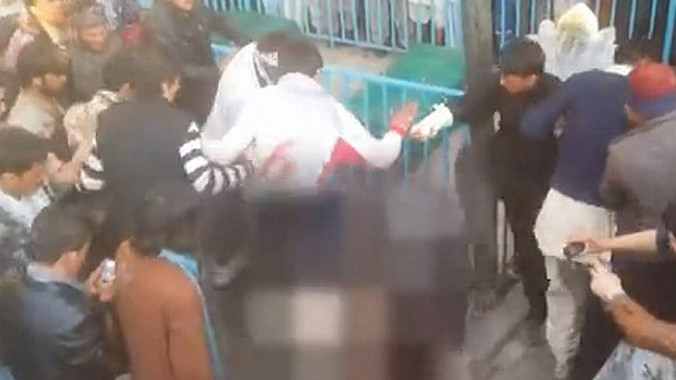 Hiện trường vụ việc. Nguồn: telegraph.co.uk.