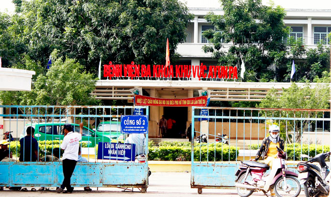 Bệnh viện Đa khoa khu vực Ayun Pa.