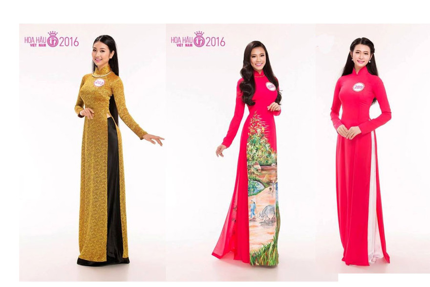 18 gương mặt lọt vào chung kết HHVN 2016 trong trang phục áo dài