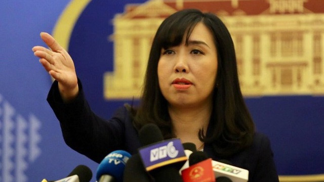 Người Phát ngôn Bộ Ngoại giao Việt Nam Lê Thị Thu Hằng.