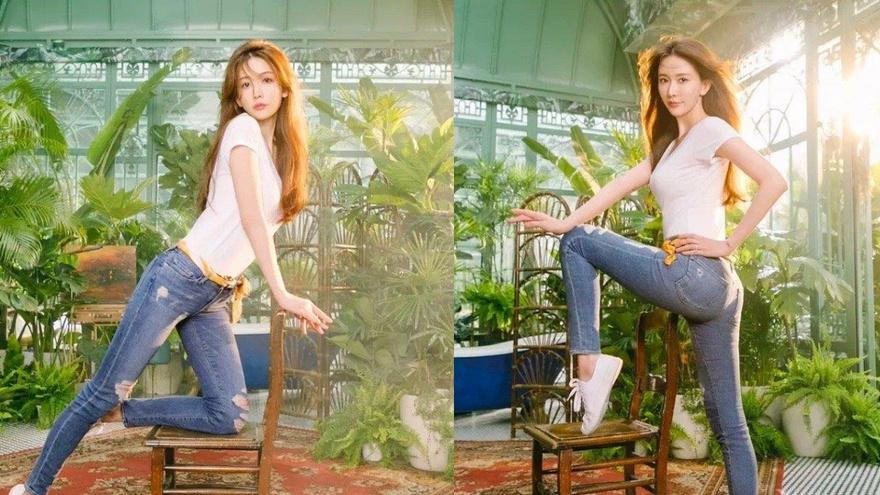 Lâm Chí Linh trẻ trung ngỡ ngàng tuổi 46 