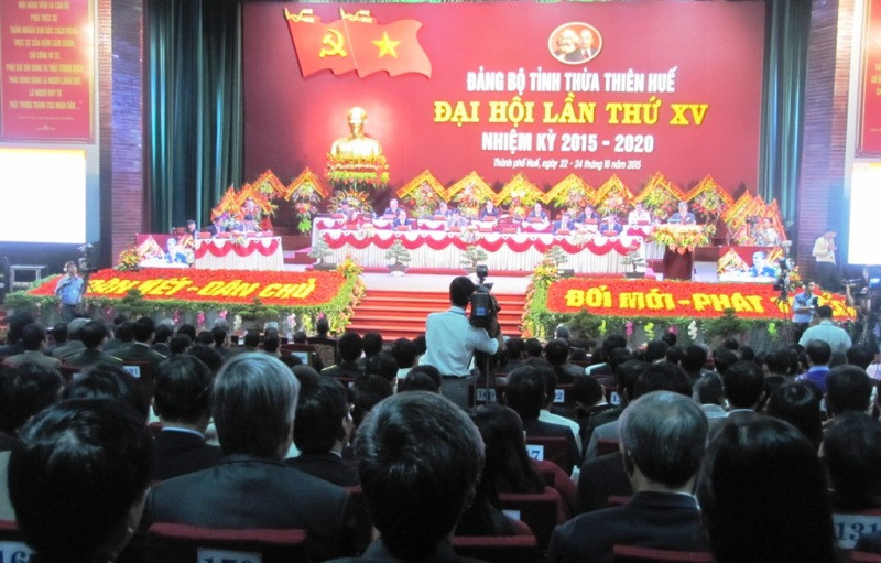 Khai mạc Đại hội Đảng bộ tỉnh TT-Huế lần thứ 15.