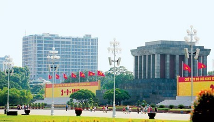 Công trình 8B Lê Trực, Hà Nội thu hút sự quan tâm của dư luận. Ảnh: Như Ý.