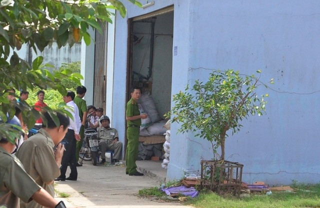 Hiện trường vụ sập.