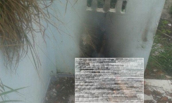 Hiện trường vụ việc.