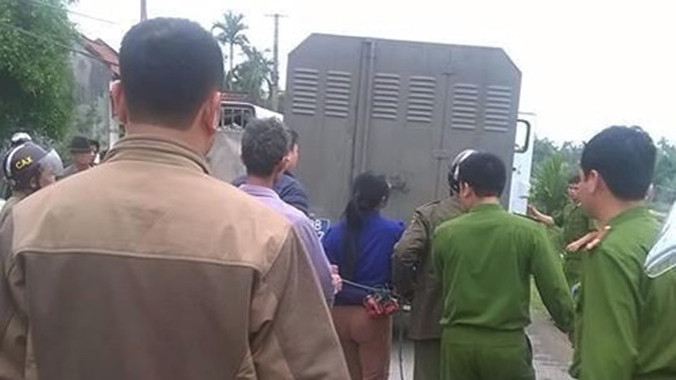 Đối tượng Mai Thị Vóc đã bị bắt.