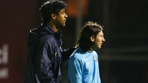 Frank Rijkaard là người đưa Messi lên đội một Barca, chắp cánh cho anh trở thành cầu thủ xuất sắc của thế giới.