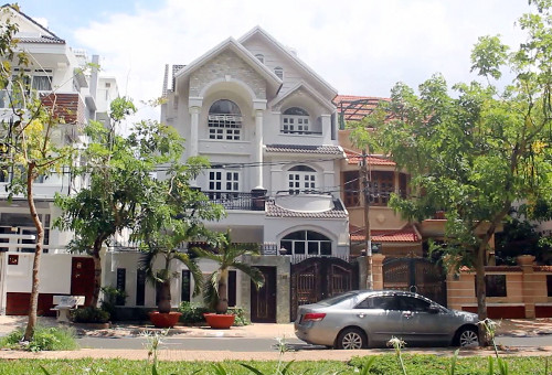 Bệt thự Dương thuê làm nơi sản xuất ma túy. Ảnh: C.A.