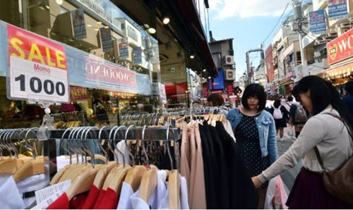 Nhật Bản đã tăng trưởng âm 2 quý liên tiếp. Ảnh: AFP.