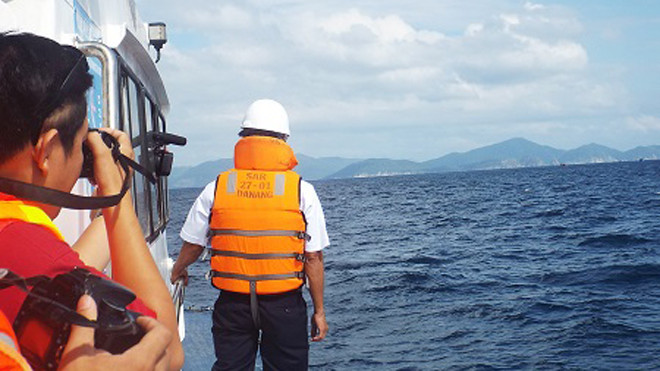 Xác định được vị trí chìm tàu Xuân Phúc 68, cách đảo Hòn Tre (Khánh Hòa) khoảng 10,7 hải lý về phía Nam Đông Nam.