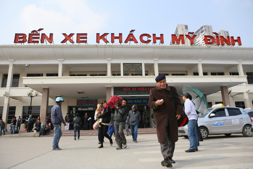 Hiện có 3 địa phương đồng ý kết nối xe khách với thành phố Hà Nội. Ảnh: Trọng Đảng.