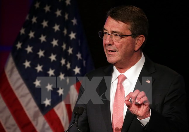 Bộ trưởng Quốc phòng Mỹ Ashton Carter. (Nguồn: AFP/TTXVN)