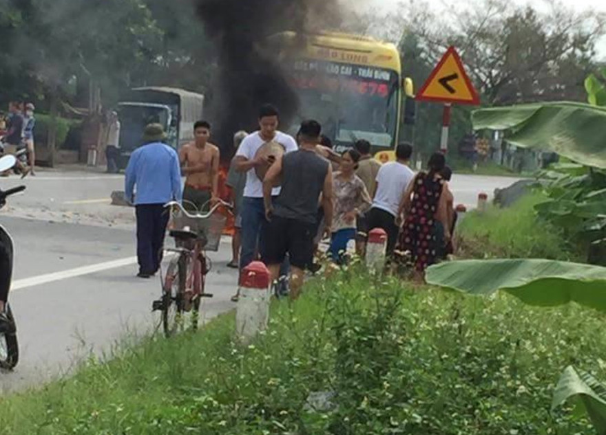 Hiện trường vụ việc. Ảnh FB