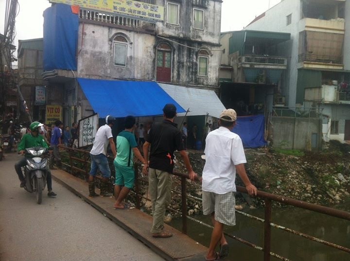 Hiện trường vụ việc.