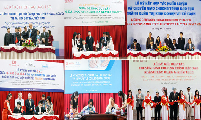 Những ký kết Hợp tác Quốc tế mang lại hiệu quả cao trong công tác đào tạo của ĐH Duy Tân.