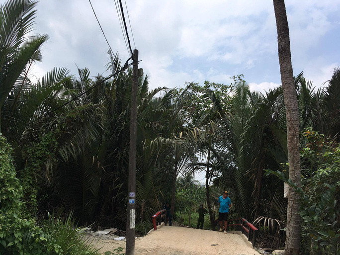 Khu vực nơi xảy ra án mạng