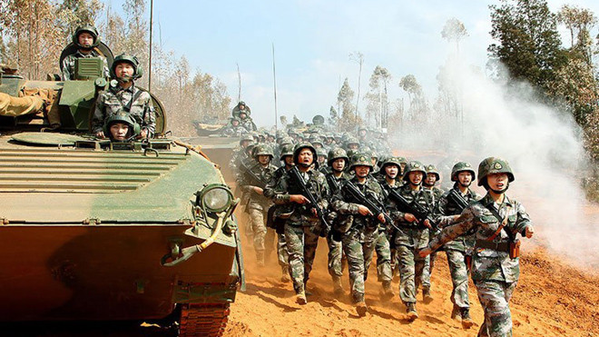 Lộ diện đơn vị bộ binh toàn nữ của Trung Quốc