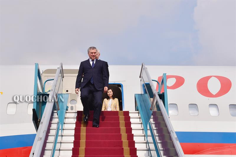 Ngài Vyacheslav Viktorovich Volodin, Chủ tịch Duma Quốc gia dẫn đầu Đoàn đại biểu cấp cao Duma Quốc gia, Quốc hội Liên bang, Liên bang Nga thăm chính thức Việt Nam.