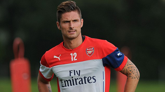 Giroud chuẩn bị gia hạn với Arsenal