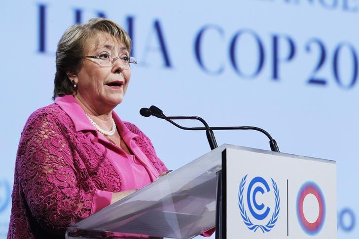Tổng thống Cộng hòa Chile Michelle Bachelet. Ảnh: Reuters