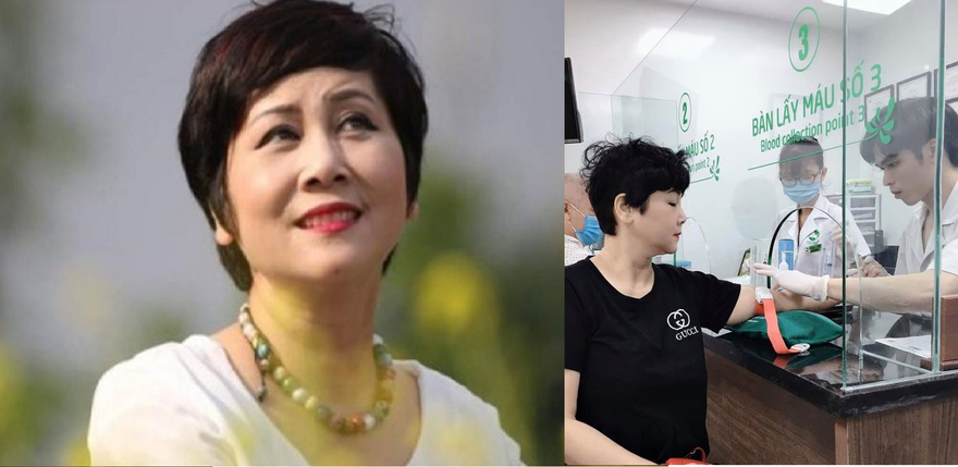 Hình ảnh NSND Minh Hằng ở bệnh viện khiến khán giả lo lắng