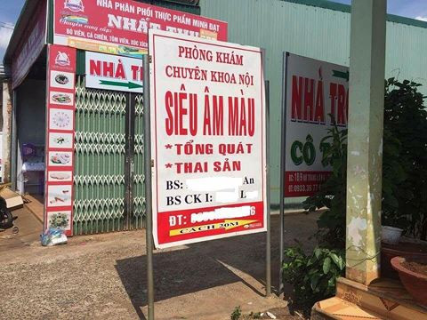 Phòng khám nơi xảy ra vụ việc 