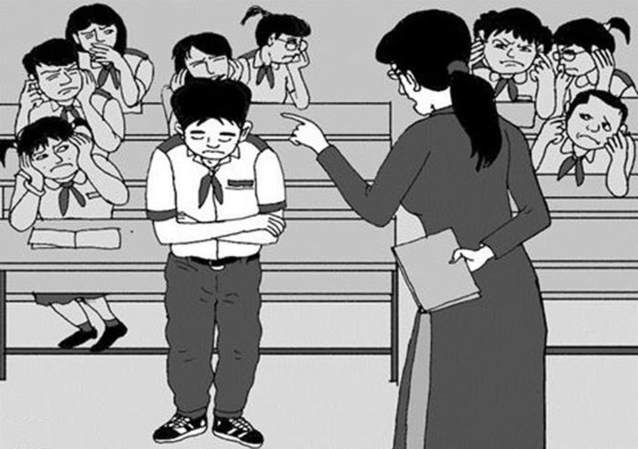 Cô giáo ở TP.HCM bắt học sinh tiểu học ngậm dép?