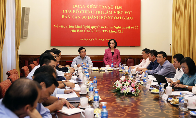 Hình ảnh tại buổi làm việc. Ảnh: VGP/Hải Minh