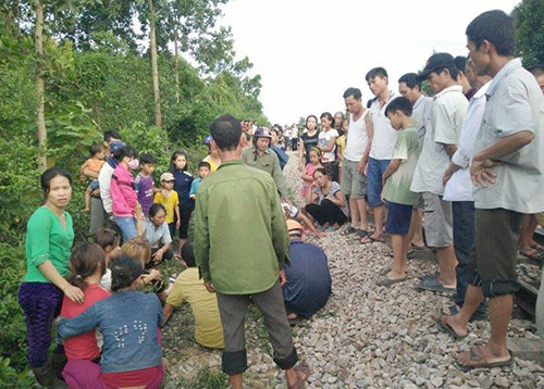 Hiện trường vụ tai nạn. Ảnh: Đ.H.