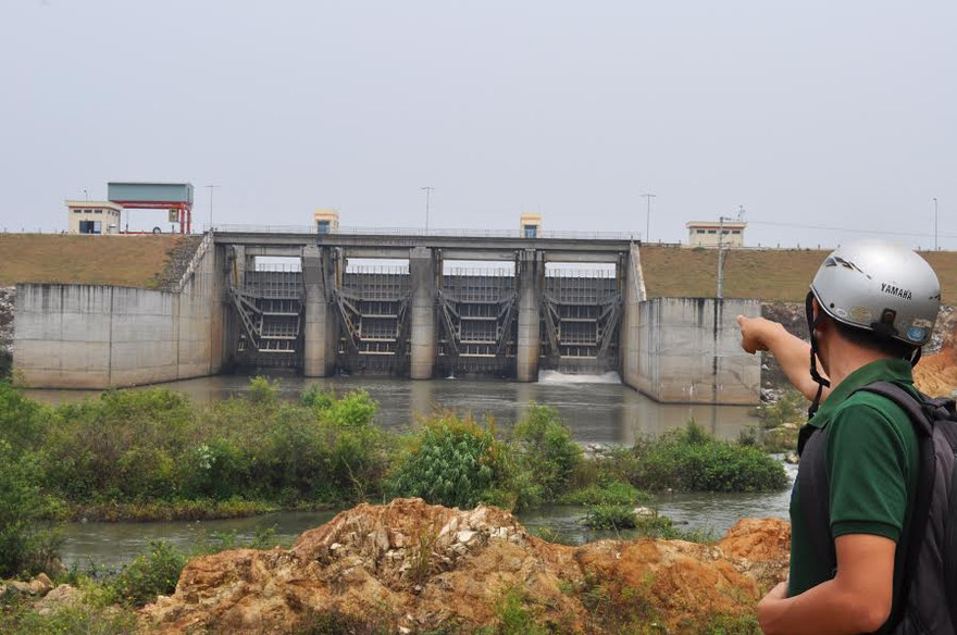 Cửa xả nước thủy điện An Khê - Ka Nak.