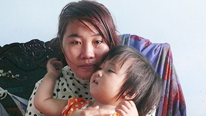 Anh nhạc công bị Vững đoạt mạng đã bỏ lại vợ và con nhỏ. Ảnh: Nhật Tân.