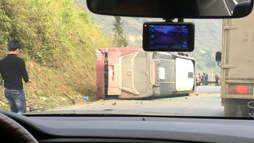 Hiện trường vụ tai nạn. Ảnh: FB.