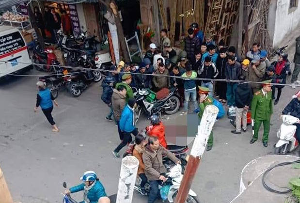 Hiện trường vụ việc.