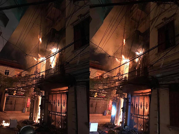 Hiện trường vụ cháy. Ảnh: OFFB