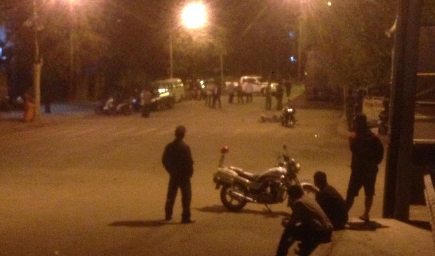 Hiện trường vụ việc.