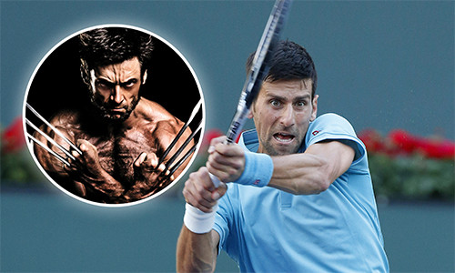Djokovic đáp lại lời thách đấu của "Người sói" một cách hài hước. Ảnh: Die Telegraaf.