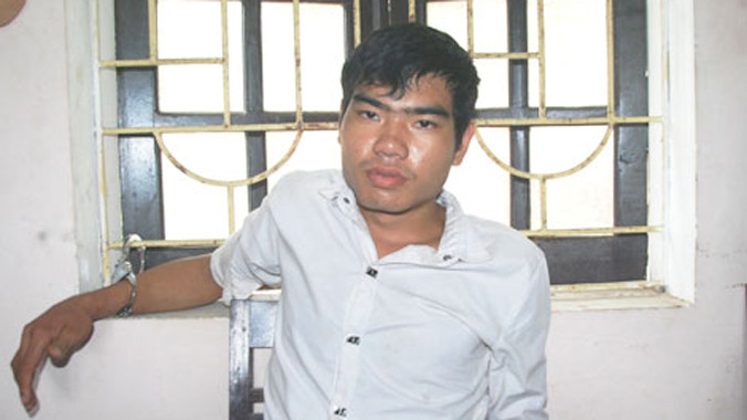 Đối tượng Vi Văn Hai tại cơ quan điều tra và hiện trường vụ trọng án.