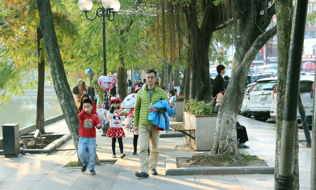 Hà Nội tiếp tục nắng đẹp ngày hôm nay (11/2) (ảnh: Nguyễn Dương)