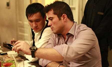 Tiago Calisto (phải).