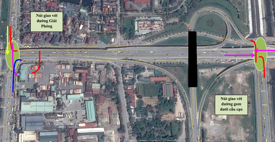 Nút giao Pháp Vân được lập phương án "đại phẫu" để xóa ùn tắc.