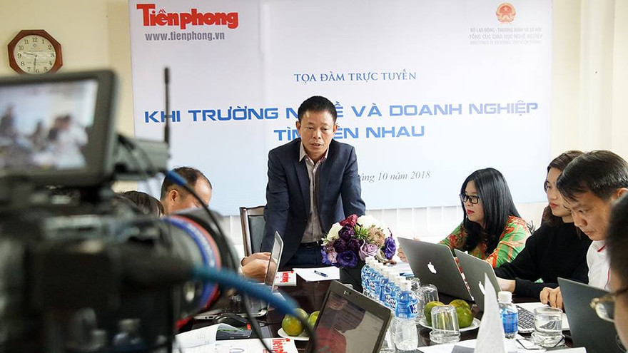 Tọa đàm trực tuyến: Khi trường nghề và doanh nghiệp tìm đến nhau