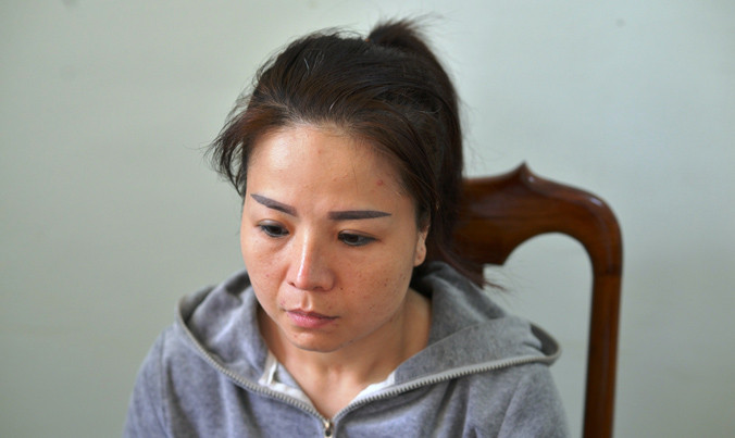 Hung thủ Nguyên tại cơ quan điều tra.